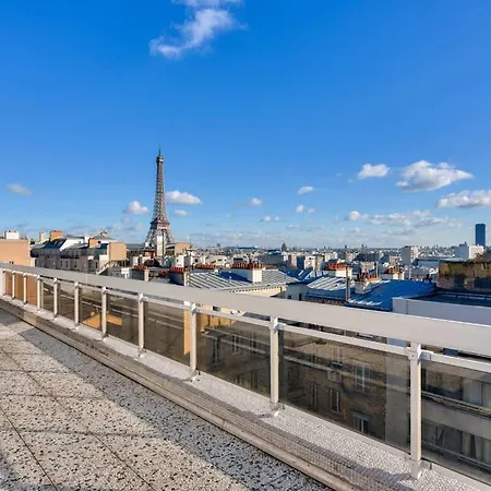 Splendide Terrasse Avec Vue Tour Eiffel * Paris