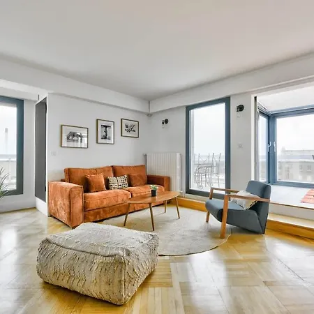 Apartment Splendide Terrasse Avec Vue Tour Eiffel *